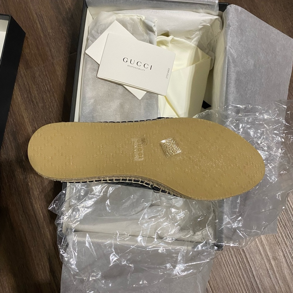 Gucci Microguccissima Leather Espadrille - Picture 4 of 7
